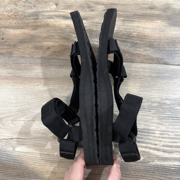 Teva Women’s Black Sport Sandals Adjustable Straps Outdoor Comfort Size 7 - Picture 6 of 7